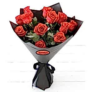 12 Adet Kırmız Gül Buketi