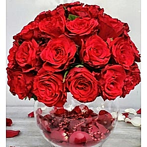 Masa Üstü SEVGİ Işığı Güllerin Güzel LAMBASI