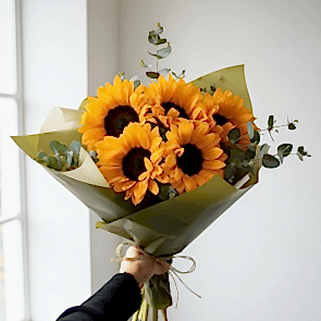 5 Adet Günebakan Çiçek Buketi
