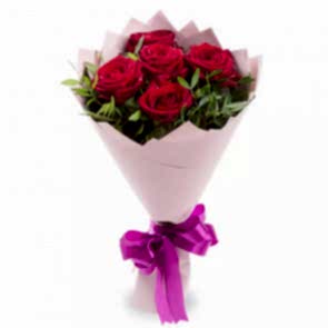 5 Adet Kırmızı Gül Buketi