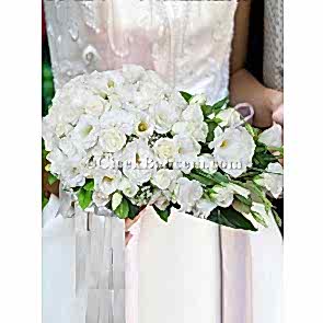 Beyaz Melek Gelin Buketi 