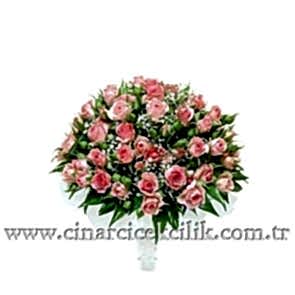 Çardak Güllerden Hazırlanmış Gelin Eli Buketi 