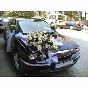 Gelin Arabası Süslemesi Beyaz Masumiyet