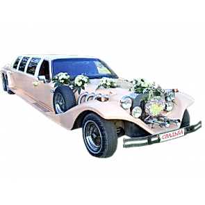 Gelin Arabası Süsleme Beyaz Klasik Güllerle Süslemesi