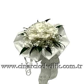 Beyaz Kasımpatı Çiçekleri, Şahane Gelin Buketi