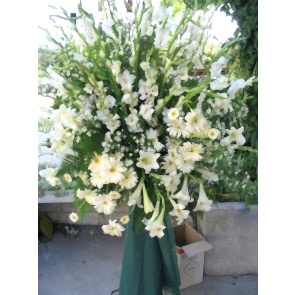 Glayörden Hazırlanmış Düğün Nişan Ferforje Aranjmanı