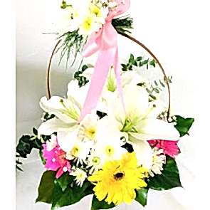 Kır Çiçegi Çiçek Sepeti