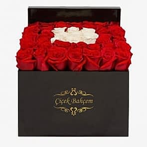 Kalbimin Aynası, Kutuda 45 Kırmızı Beyaz Gül