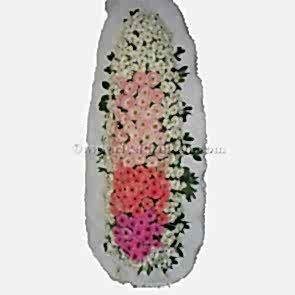 Ayaklı Sepet : Gelin Duvağı Gerbera Çiçekleri Tasarlanmış Düğün, Nikah ve Açılış Sepeti