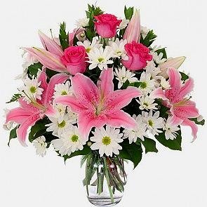 Gönlüm Sende - Pembe Lilyum & Gül