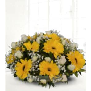 Sarı Gerbera, Beyaz, Gül Aranjmanı