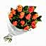 11 Adet Turuncu Gül Buketi