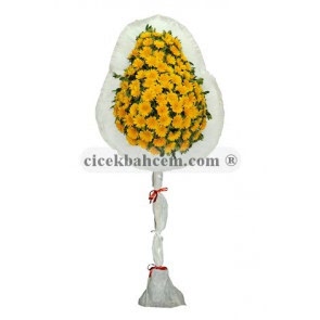 Sarı Renkte Gerbera Çiçekleri İle Nikah /Düğün Açılış Sepeti