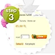 Çiçek Sepete Ekleme